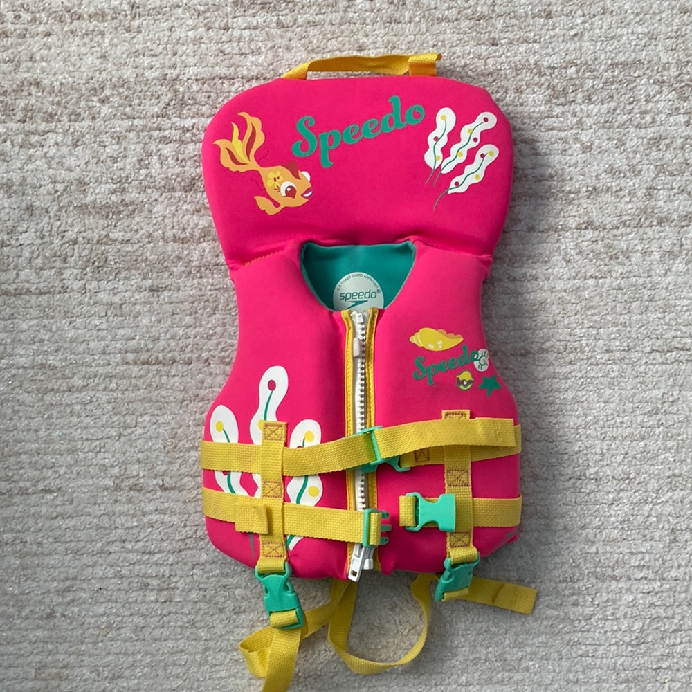 Toddler Speedo life jacket.